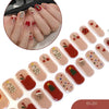2026 New Christmas Gel Nail Sticker Lighting Harden Semi-Curing Nail Sticker
