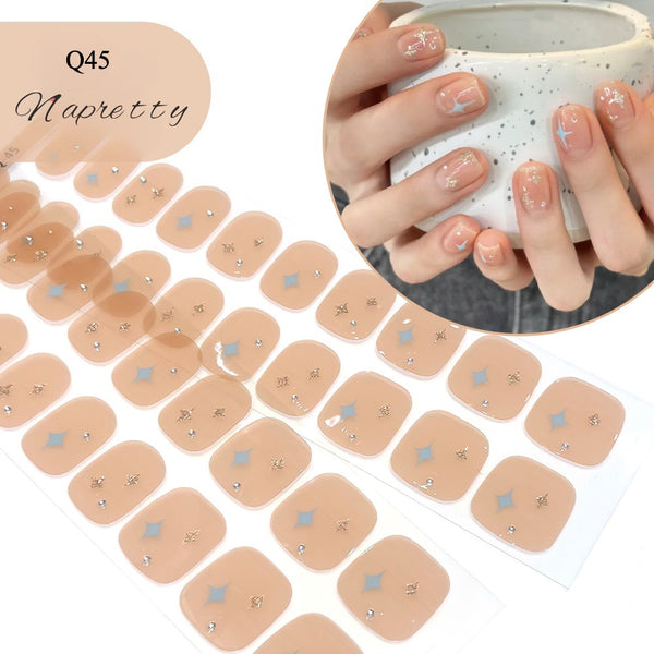 UV Free 5D Gel Nail Art Sticker Q39