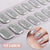 Semicured nail stickers NF240038