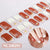 Christmas gel UV semi-cured nail sticker NC240291 luminous model