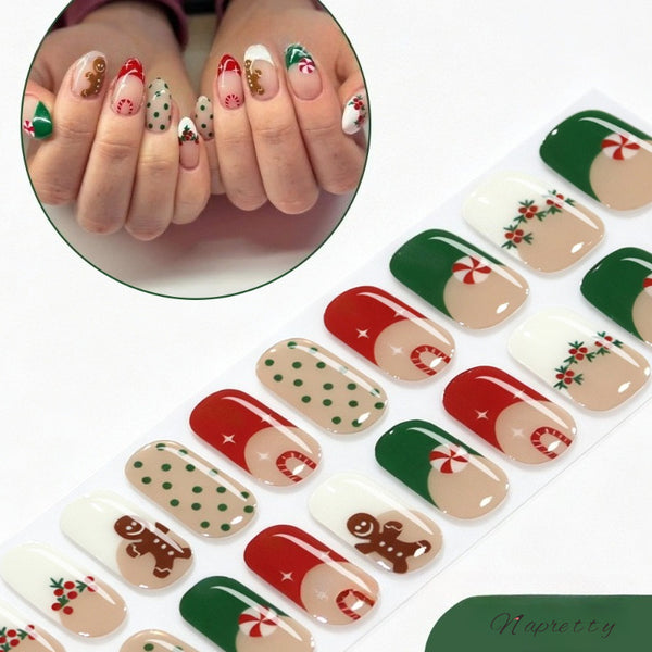 Semi-cured nail sticker ER200346