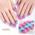 Semicured UV gel nail sticker NF250003