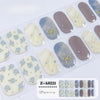 UV semicured nail stickers