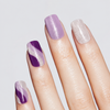 Purple White Glitter