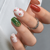 Christmas Santa Snowflake Glitter Gel Nail Stickers
