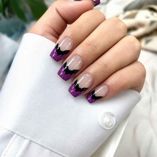 Semi-curing gel nail extensions