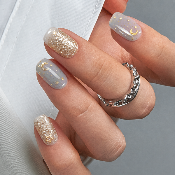 Semicured nail stickers NF250036