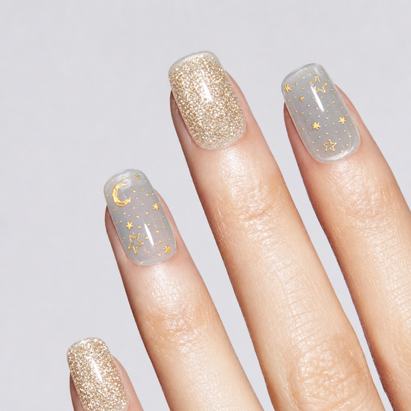 Semicured nail stickers NF250036