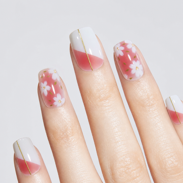 Semicured UV gel nail sticker kit JK319