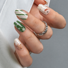 Semicured UV gel nail sticker kit NC240295