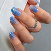 Semicured UV gel nail sticker kit JQ028