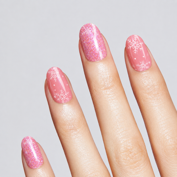Semicured UV gel nail sticker kit NF240162