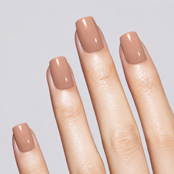 Semi Cured Gel Nail Strips Brown Solid