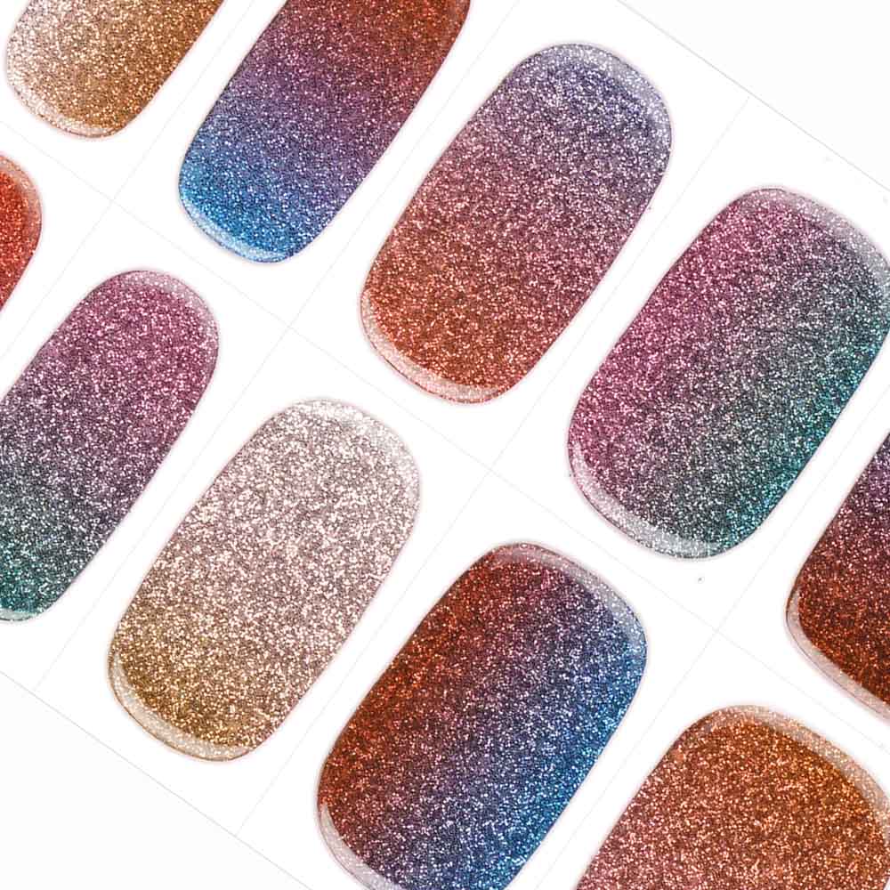 Semicured UV gel nail sticker061101