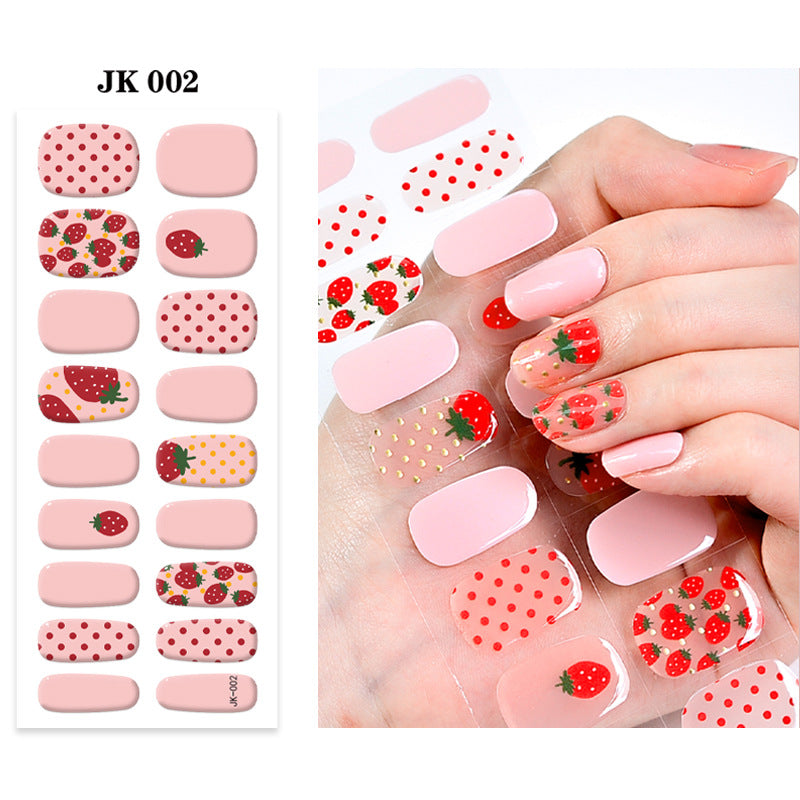 Semi-Cured Gel Nail sticker JK-002