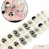 2026 New Christmas Gel Nail Sticker Lighting Harden Semi-Curing Nail Sticker