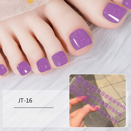 Pedicure Gel Nail Strips JT-16