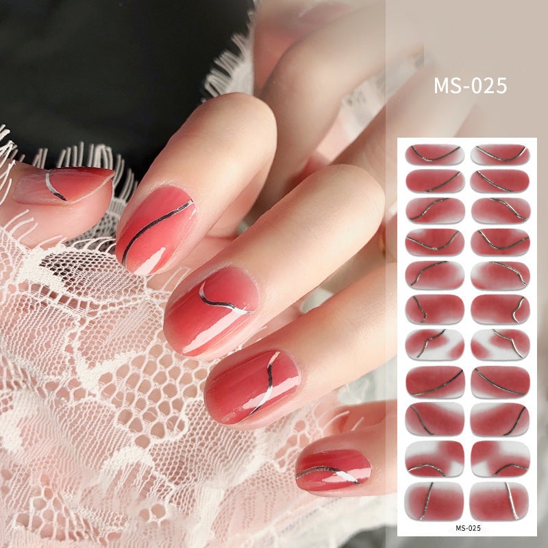 3D nail wraps MS-025