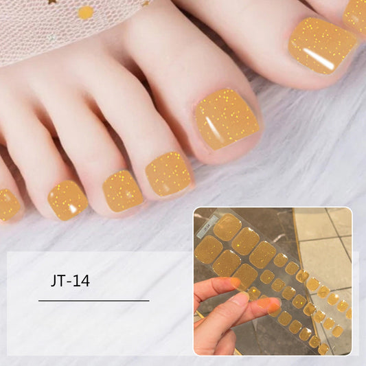 Pedicure Gel Nail Strips JT--14