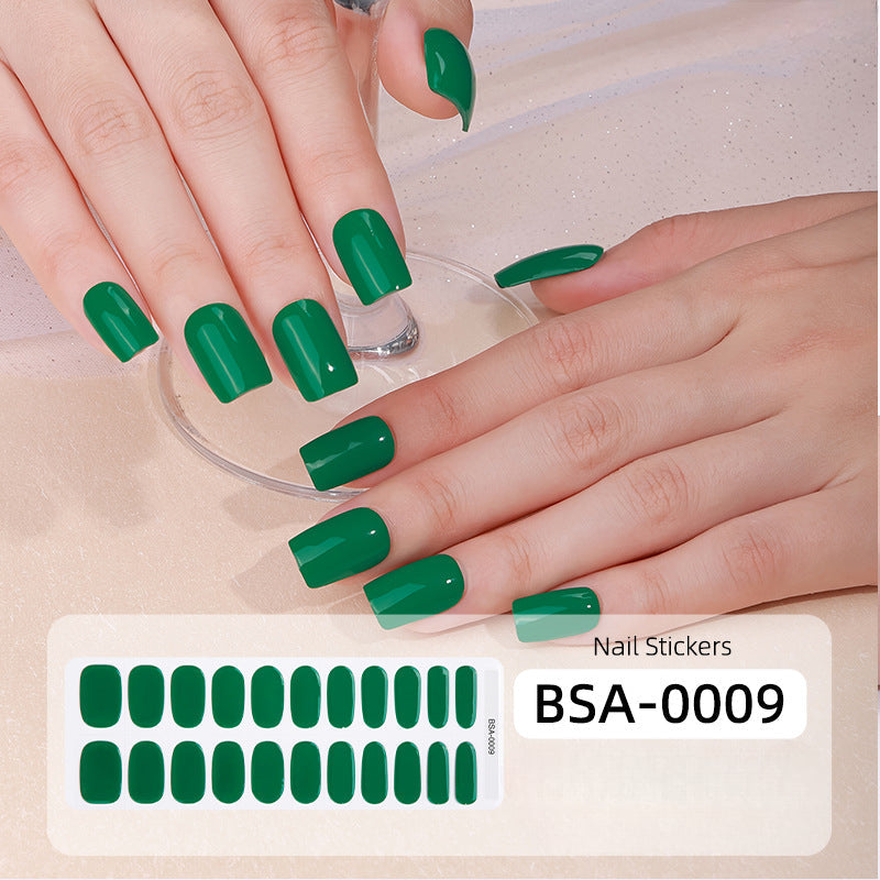 Semicured UV gel nail sticker kit BSA-0009