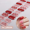 Christmas gel UV semi-cured nail sticker NC250104