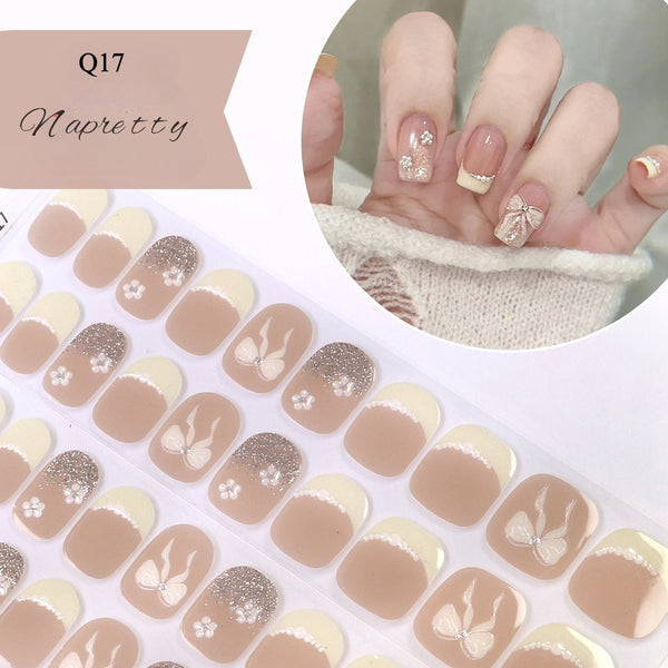 UV Free 5D Gel Nail Art Sticker Q39