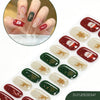 2026 New Christmas Gel Nail Sticker Lighting Harden Semi-Curing Nail Sticker