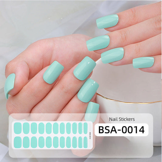 Semicured UV gel nail sticker kit BSA-0014