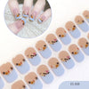 2026 New Christmas Gel Nail Sticker Lighting Harden Semi-Curing Nail Sticker