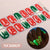 Christmas gel manicure sticker semi-cured NF260029 luminous model