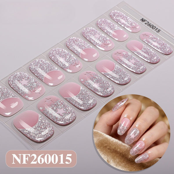 Semi-Cure Gel Nail Sticker NF260015
