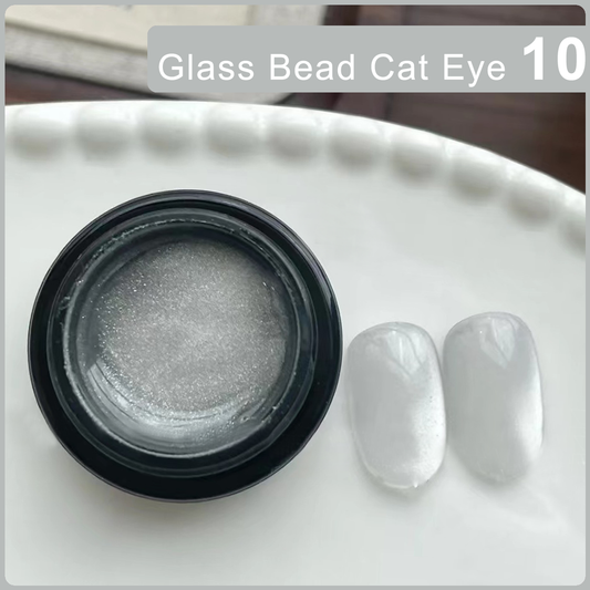 Glass Bead Cat Eye Nails Gel 10