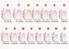 Five-color square patch manicure 150 pieces