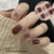 Semi-cured gel uv strips short nails 23DT