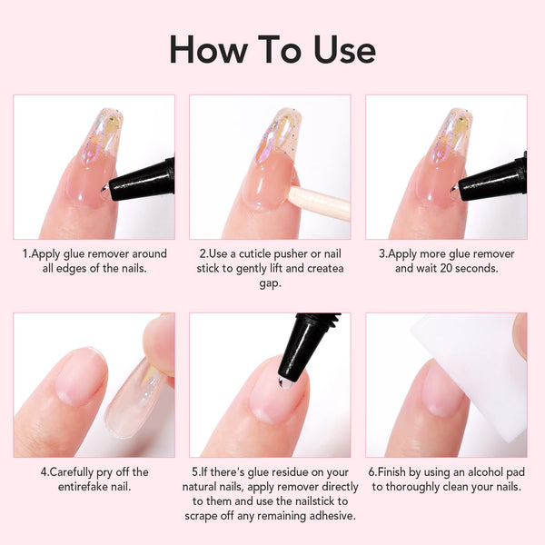 Semi Solid Nail Glue （No UV/LED Need）
