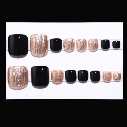 Press On Toe nails Set 16pcs/set XNT162