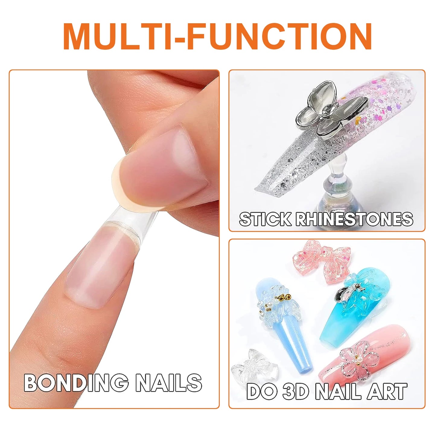 15g/8g Solid Nail Tips Gel For Press On False Nail Tips