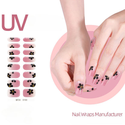 Semicured UV gel nail sticker kit NF240150