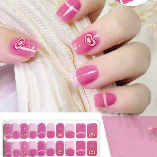 Semicured UV gel nail sticker kit ES-175