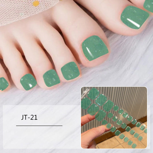 Pedicure Gel Nail Strips JT-21