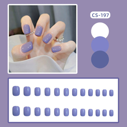 Soft Nails 24PCS/setCS-197(Suitable for flat/arched Nail)