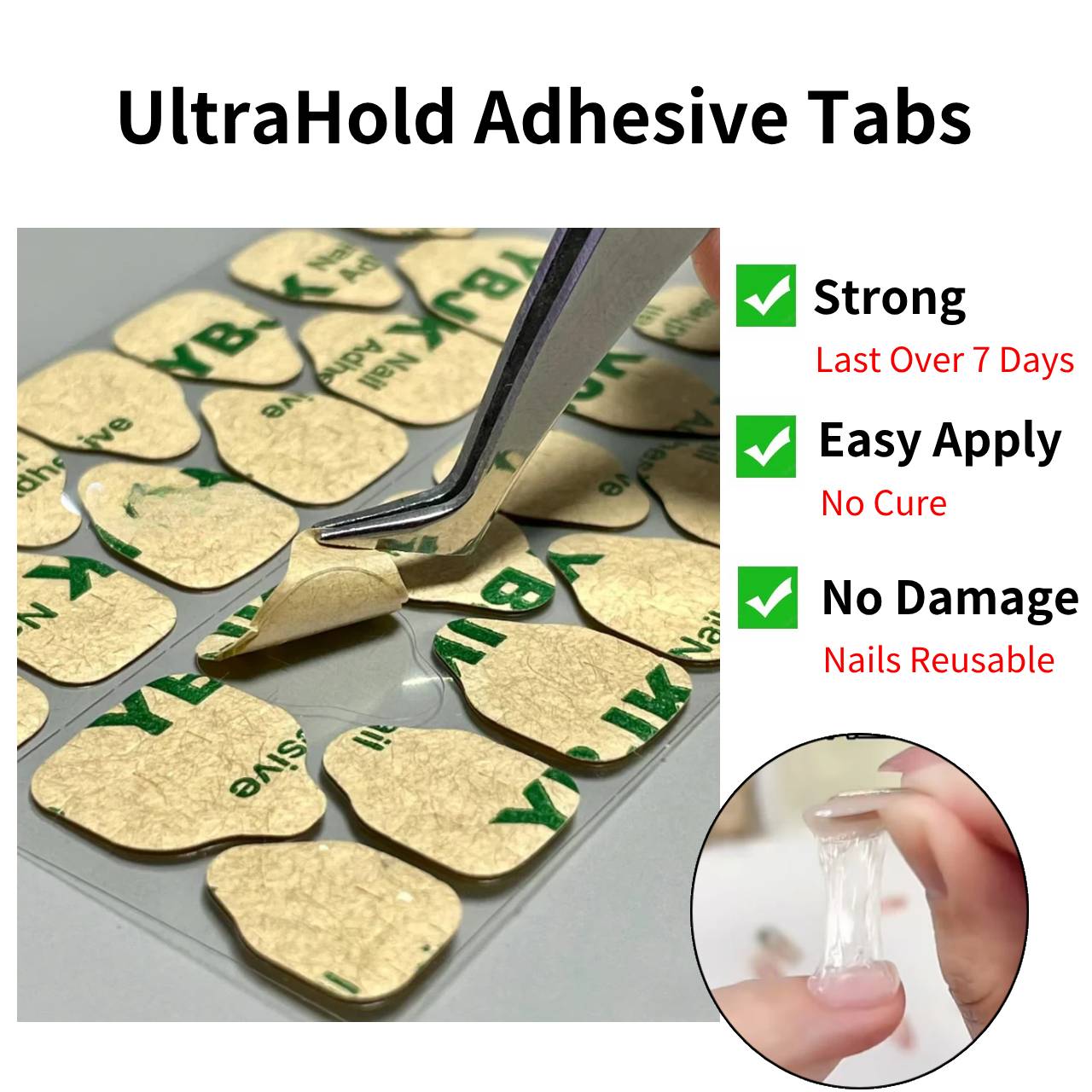 UltraHold Adhesive Tabs For Press On Nails Glue