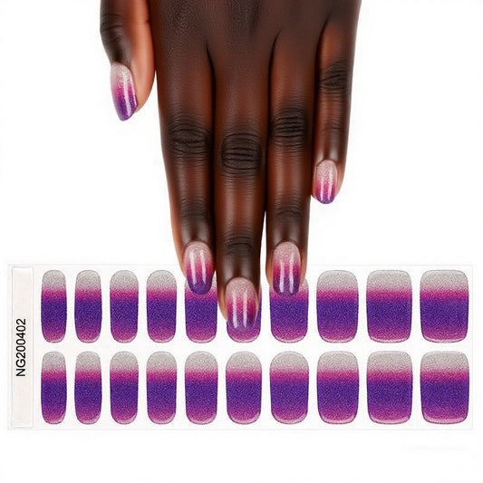 Semicured UV gel nail sticker NG200402