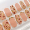 [No Lighting] Light Blue Embossed Cat's Eye Gel Nail Wrap