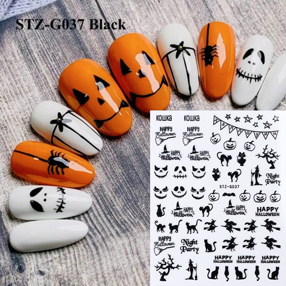 Nails Art Stickers 3D Self-Adhesive Nails Decals