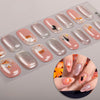 Halloween luminous semi-curable gel manicure sticker