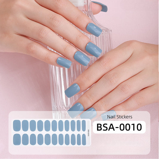 Semicured UV gel nail sticker kit BSA-0010