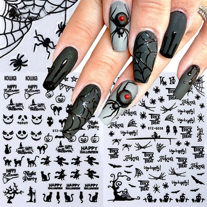 Nails Art Stickers 3D Self-Adhesive Nails Decals