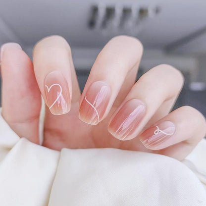 Semicured UV gel nail sticker kit UVG60106