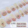 UV semicured nail stickers